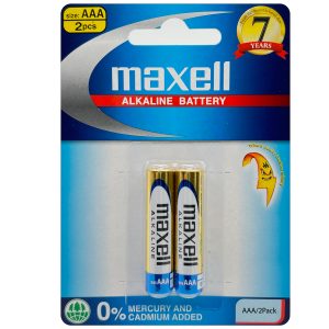 Maxell Premium Alkaline Battery AAA 2 Pack