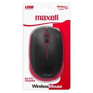 Maxell Wireless Mouse MOWL-100 Red