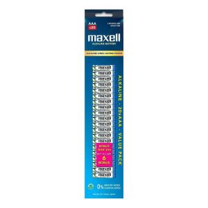 Maxell Premium Alkaline Battery AAA Value 20 Pack